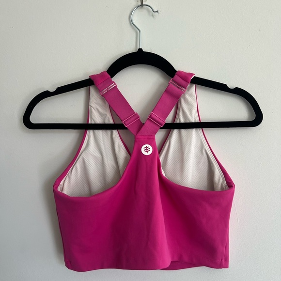 Coolibar Vibrant Pink Activewear Top - Picture 3 of 5